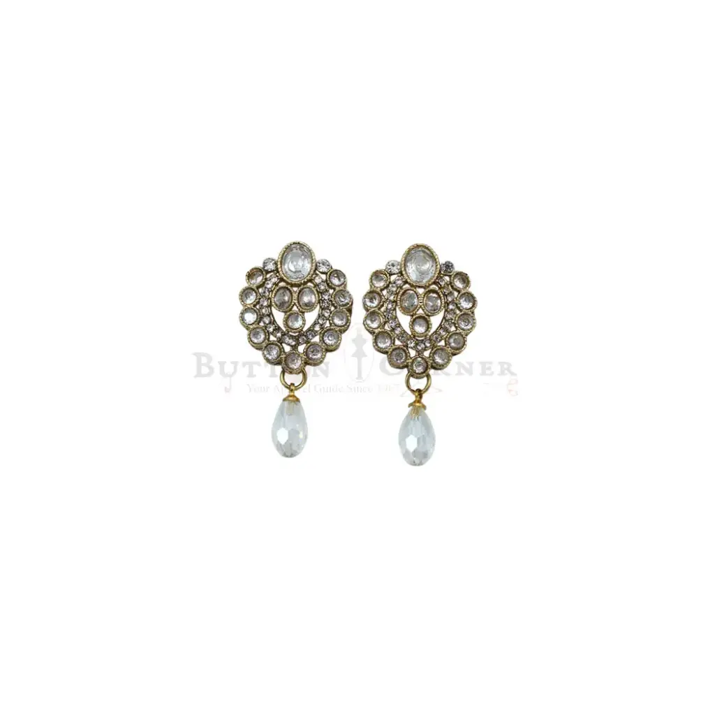 Fancy Kundan Button | Button Corner